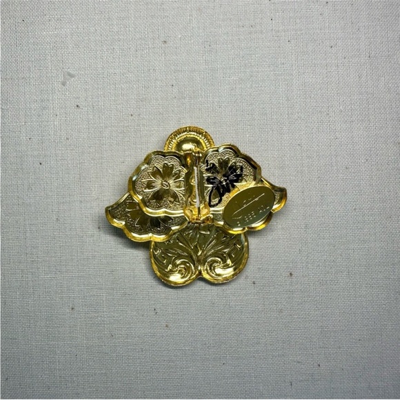 90’s Vintage Jane AOL SIGNED Gold-Tone Angel Pin & Brooch - Picture 14 of 16